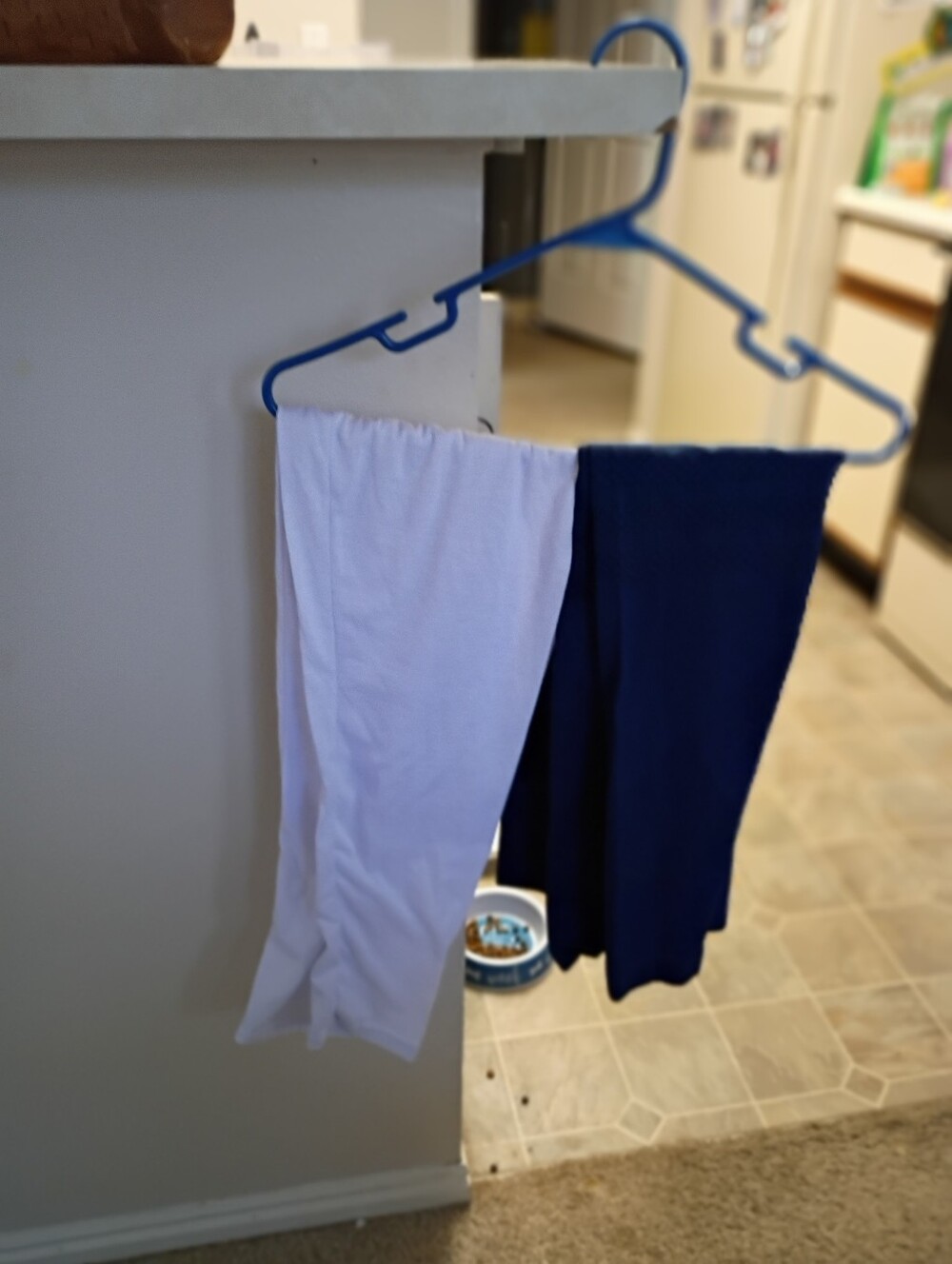 Women’s Stretch Leggings - White and Navy